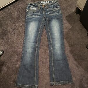 Hydraulic Women's Jeans Metro Low Rise Boot Flare Size 3/4